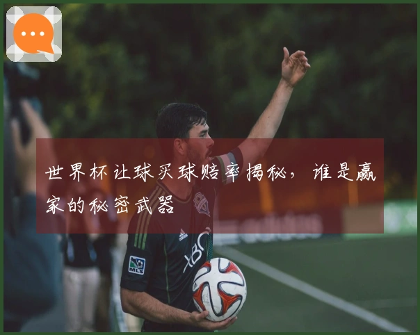 世界杯让球买球赔率揭秘，谁是赢家的秘密武器