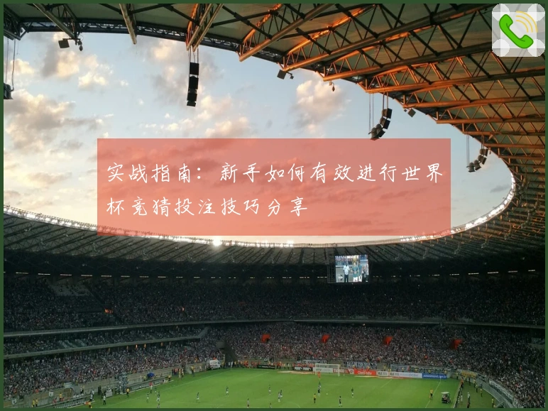 实战指南：新手如何有效进行世界杯竞猜投注技巧分享